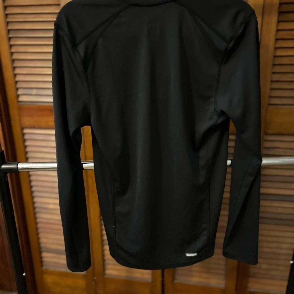 Northface Men’s Small vaporwick black pullover 1/4 zip guc
